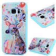 Badalink Galaxy S7 Case Shockproof Drop Protection Soft TPU Rubber Bumper Protective Back Cover Slim-Fit Flexible... N67