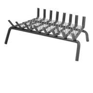 Pilgrim Ember Grate in Black Finish (Front: 33.5 in. x Back: 28.5 in. x Bars: 10 in.)
