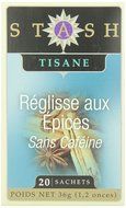 Stash Tea Licorice Spice Herbal Tea, 20 Count Tea Bags in Foil (Pack of 6) N2
