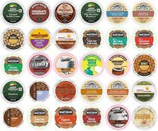 30-count K-cup for Keurig Brewers ALL FLAVORED Coffee Variety Pack Featuring Green Mountain, Donut House, Grove...