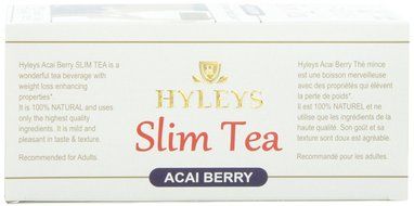Hyleys Tea Slim Tea, Acai Berry, 1.32 Ounce N2
