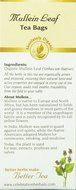 Celebration Herbals Organic Mullein Leaf Tea Caffeine Free -- 24 Herbal Tea Bags N5