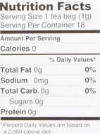 Sarsaparilla Tea - Organic Herbs - 18 Bleach Free Tea Bags