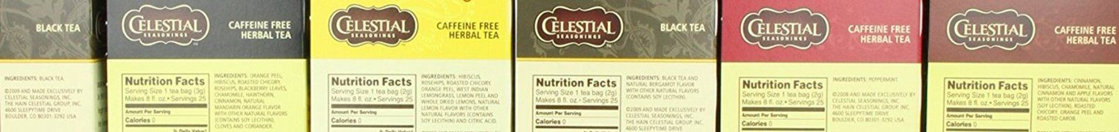 Celestial Seasonings Herbal &amp; Black Tea Variety Pack, 150 Count N3