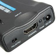 BephaMart 1080P MHL HDMI to SCART Composite Video Converter Stereo Audio Adapter HD For TV DVD N7
