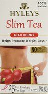 Hyleys Slim Tea Goji Berry 100% Natural, 25 Tea Bags (Pack of 2) N3