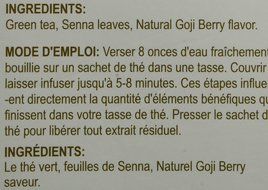 Hyleys Slim Tea Goji Berry 100% Natural, 25 Tea Bags (Pack of 2) N4