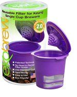 Ekobrew Refillable K-cup for Keurig Brewers, 1-Count