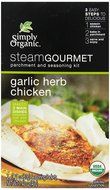Simply Organic Garlic Herb Chicken Steam Gourmet Parchment and Seasoning Kit, 1.42 Ounce N7
