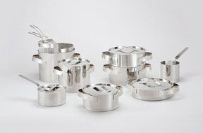 KnIndustrie Inossidabile - Casserole 2 handles &Oslash;9.4 Brushed Steel N4
