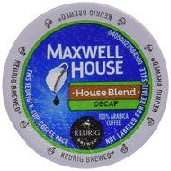 Maxwell House Cafe Collection Decaf House Blend 100% Arabica Coffee K-cup&reg;, 36 Count