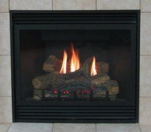 Deluxe 42&quot; Direct-Vent NG Millivolt Fireplace
