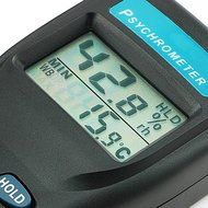 Digital Thermo Hygrometer Psychrometer with Humidity and Wet Bulb N4