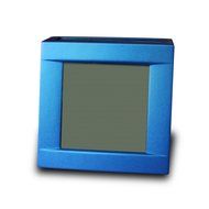 CNUALV Metal Solar Power Digital LCD Weather Station with Time,Temperature,Humidity,Clock Alarm Function (Gray) N18