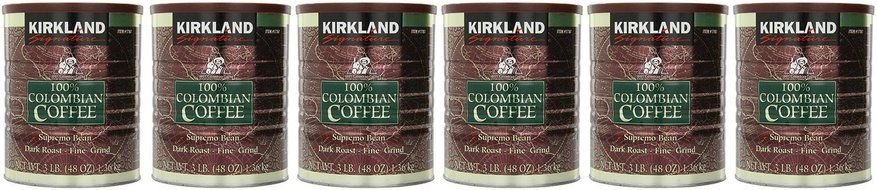 Signature 100% Colombian Coffee Supremo Bean Dark Roast-Fine Grind, 3 Pound N2