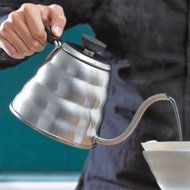 Hario V60 - 1.2 Liter Kettle, Glass Dripper, Spoon &amp; 100 Filters All Sold Together N4