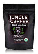 Jungle Coffee Beans | Costa Rican Organic Dark Roast Whole Bean (1 lb) - Gourmet Best Coffee Beans 1 Pound Fresh... N6