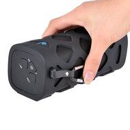 Jamkik IPX6 Waterproof Portable Wireless Bluetooth Speaker with Built In Microphone/ Carrying Clip (Black) N7