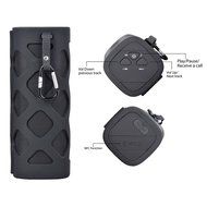 Jamkik IPX6 Waterproof Portable Wireless Bluetooth Speaker with Built In Microphone/ Carrying Clip (Black) N8