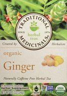 Traditional Medicinals Organic Ginger Herbal Wrapped Tea Bags - 0.85 oz - 16 ct N2