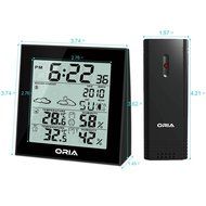 Oria Weather Station, Indoor Outdoor Temperature Humidity Monitor Thermometer Wireless Weather Channel Forecaster...