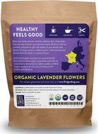 Organic Lavender Flowers (Extra Grade - Dried) - 4oz Resealable Bag - 100% Raw From France - by Feel Good Organics N2