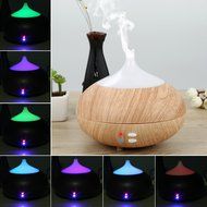 oobest Wood Grain Aroma Essential Oil Diffuser Humidifier-300ML Diffuser Cool Mist Humidifier Air Purifier Use...