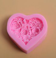 Bestwoohome 4 Set Silicone Fondant Baking Mold Cake Sugar Craft Chocolate Decorating DIY (Cherry Blossoms)