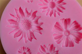 Bestwoohome 4 Set Silicone Fondant Baking Mold Cake Sugar Craft Chocolate Decorating DIY (Cherry Blossoms) N5