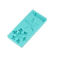 "3D Snowflake Star Candle Silicone Mold Chocolate Mould Decorating Tool" shopping N3