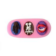 Mr.S Shop 3D Skeleton Bone Silicone Molds Fondant Jelly Cake Ice Sugar Mold Cake Decorating Tools