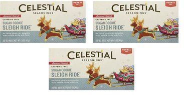 Celestial Seasonings, Sugar cookie Sleigh Ride , Pack of 3