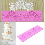 Lace Fondant Silicone Cake Mould Chocolate Craft Mold Baking Tools shopping