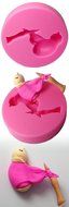 FOUR-C Silicone Gum Paste Mold Baby Cake Decorating Tools Color Pink N2