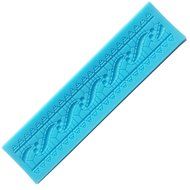 1 X Sugarcraft Cake Decoration tool WAVE lace border Icing fondant Silicone Mold Mould Lace Shaped Cupcake Mat...