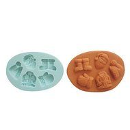 QINF DIY Baking Silicone 3D Christmas Gifts Shaped Cake Chocolate Soap Mold N2