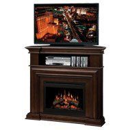 Dimplex Montgomery Corner Electric Fireplace Media Center - Espresso