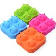 Xcellent Global Crystal Ice Ball Mold Superior Quality Silicone 4x4.5cm Random Color M-HG015 N9