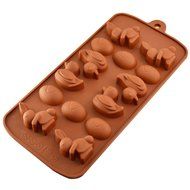 Xcellent Global Crystal Ice Ball Mold Superior Quality Silicone 4x4.5cm Random Color M-HG015 N10