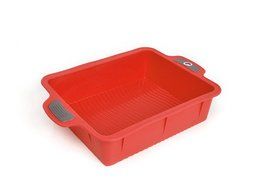 Bakeware Silicone Roast Pan, Gela Cake Molds For Baking, The Ideal Choice For Cakes And More - Roast Pan Red