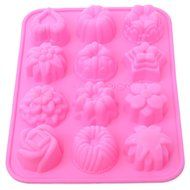 Xcellent Global Crystal Ice Ball Mold Superior Quality Silicone 4x4.5cm Random Color M-HG015 N15