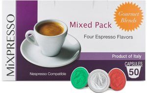 Coffee Pods (Nespresso Compatible) - Decaf From Italy - By Mixpresso (50 Count) N11
