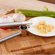 Easy Clean Easy Use - Best Home Kitchen Utensils Cooking Tool -Stainless Steel Garlic Press - Mince and Crush... N6