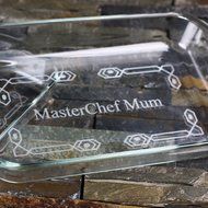 NTLux Personalized 2-litre Ovenproof and Shockproof Glass Casserole Dish &ndash; Free Custom Design - Best Kitchen Gift N5