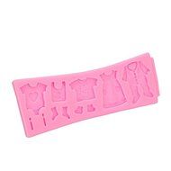 "dipshop 3D Silicone Cloth Fondant Chocolate Mold Mould Cake Decoration" shopping N4