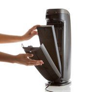 Alen T500 Tower Air Purifier with HEPA-Pure Filter for Allergies and Dust (Black, 1-Pack) N3