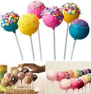 Allforhome 20 Pops Silicone Tray Pop Cake Stick Mould Lollipop Party Cupcake Baking Mold N2