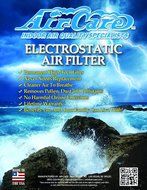 Air-Care 14x25x1 Gold Electrostatic Washable Permanent A/C Furnace Air Filter 94% N2