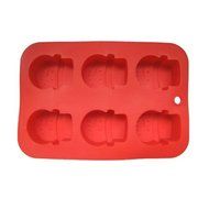 BestOfferBuy Snowman Cake Muffin Silicone Mold Mould Ice Tray