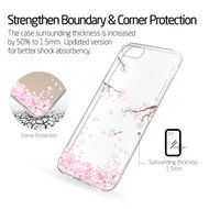 iPhone 7 Plus [5.5''] Case, JIAMY 3D Cherry Leaf Falling Print Cover Vogue Crystal Back Unique Ultraslim Thin... N3